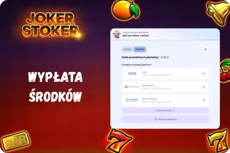 Wypłata środków Joker Stoker