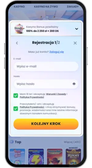 Zarejestruj konto gracza